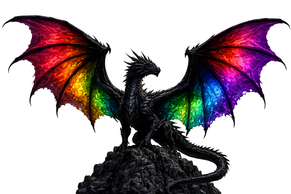 Prideful Dragon Fantasy Art | Layne's Illustrations | Winky's Creative Eye