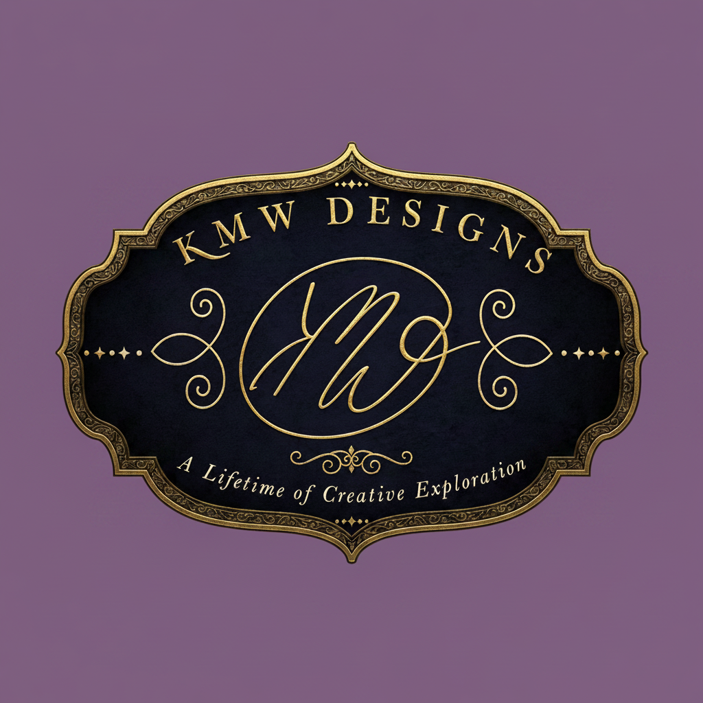 KMW Designs Original Shape with Purple Background