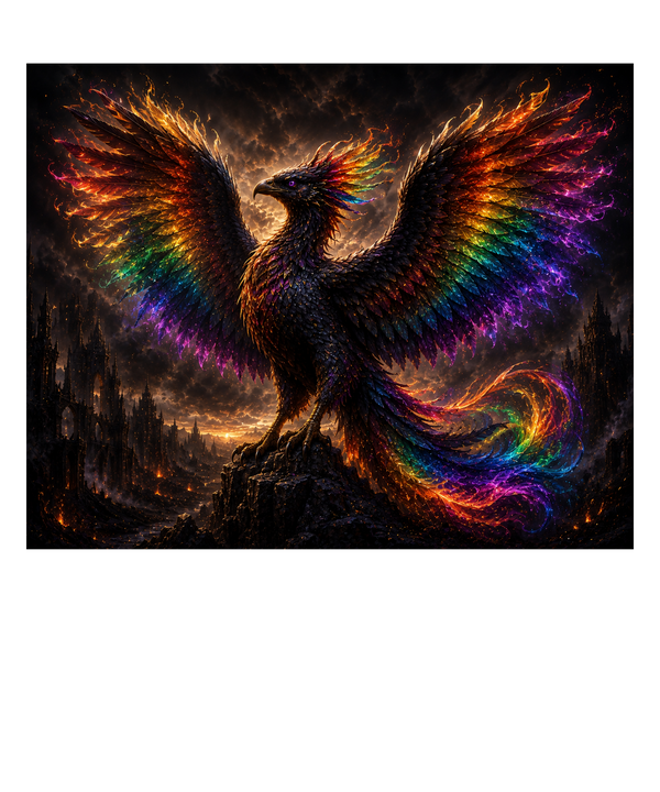 The Eternal Phoenix Art Collection | Layne's Illustrations | Winky's Creative Eye