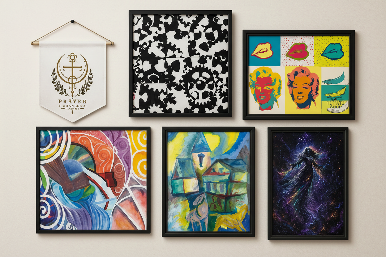 Posters & Wall Art - Light Background