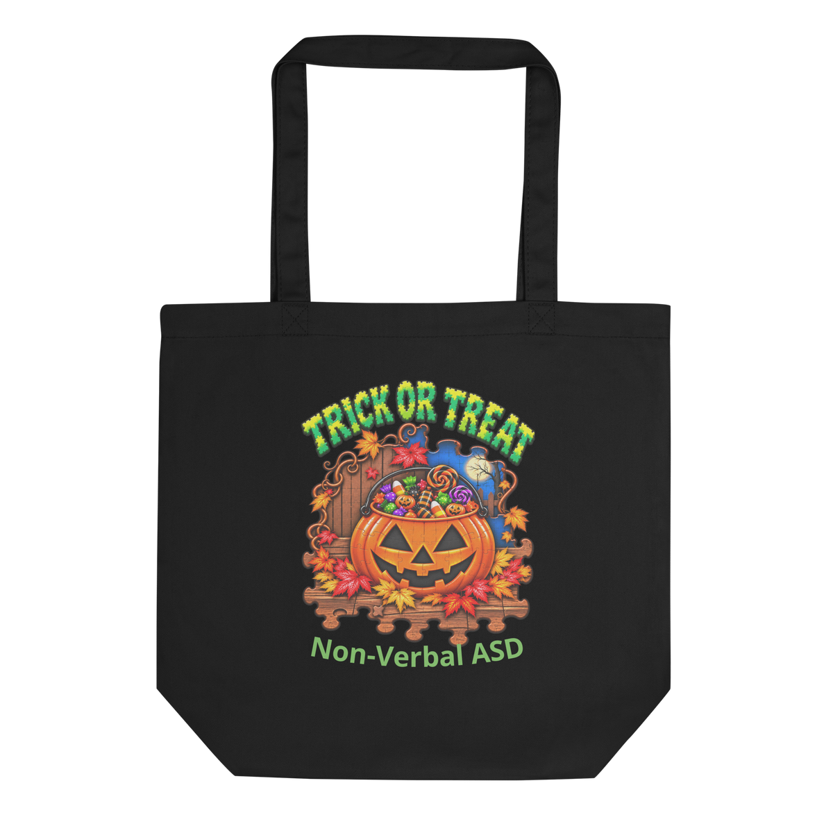 Autism Halloween Trick or Treat Bags | Choose Your Design | D-Rabbit