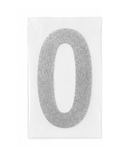 Silver Glitter 8" Iron-On Number