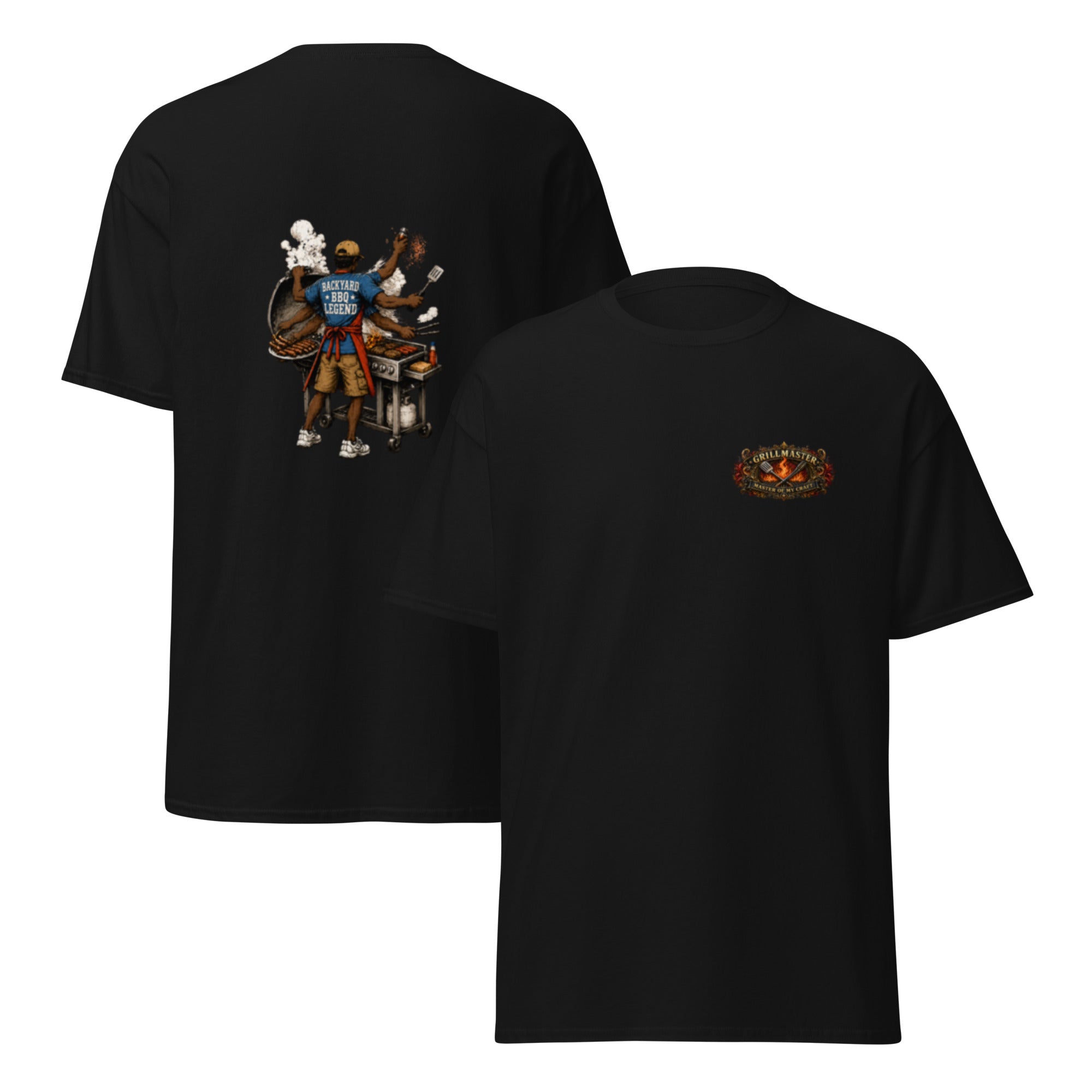 Grill Master BBQ T-Shirt | Master of My Craft Tee | Backyard Legends Collection