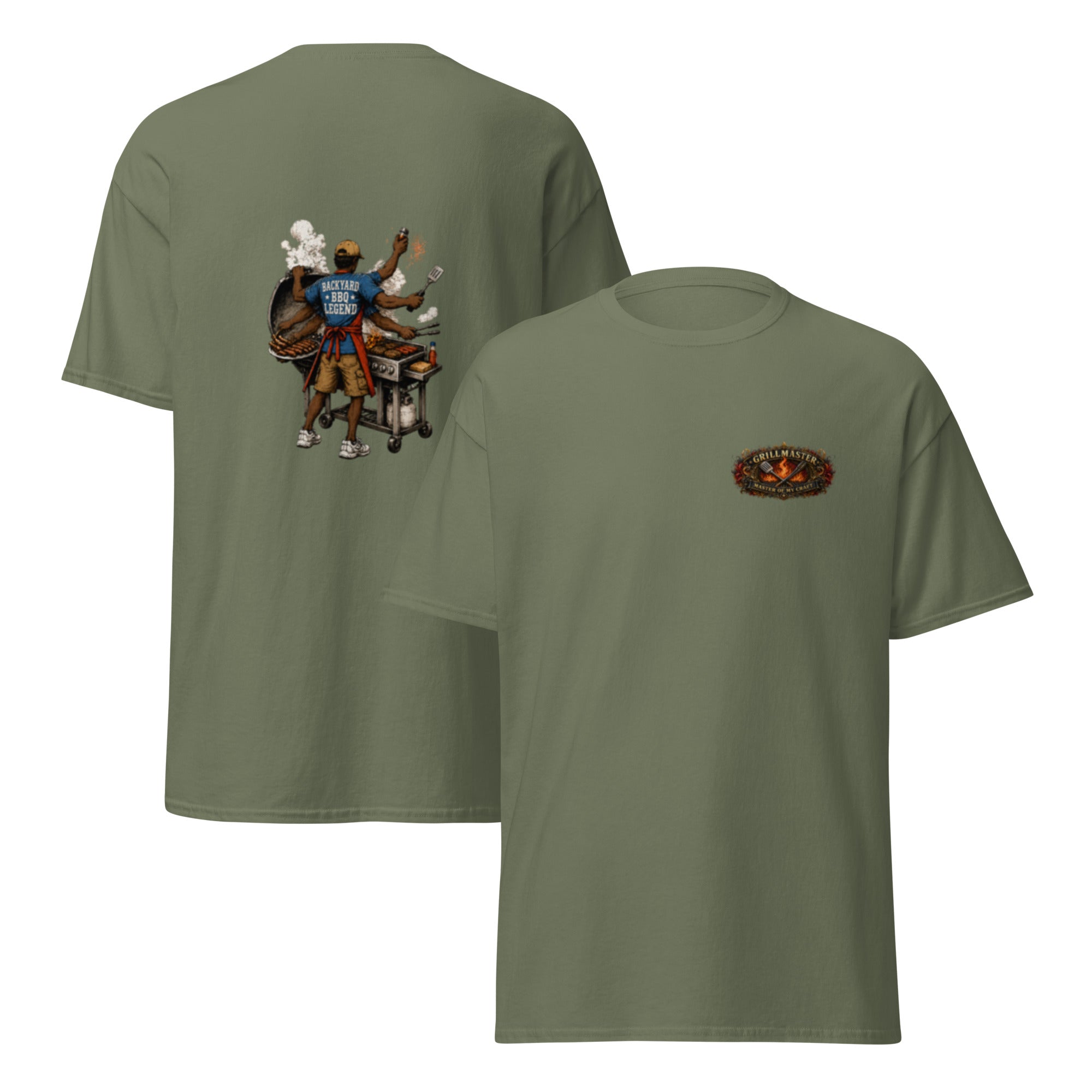 Grill Master BBQ T-Shirt | Master of My Craft Tee | Backyard Legends Collection