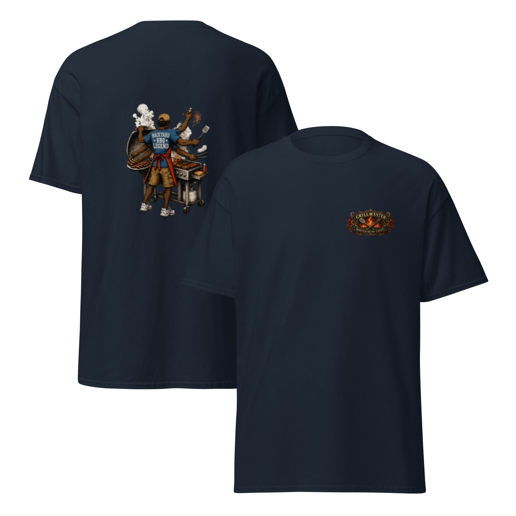 Grill Master BBQ T-Shirt | Master of My Craft Tee | Backyard Legends Collection